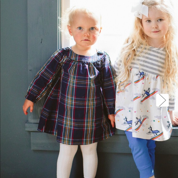 Hanna Andersson Other - Hanna Andersson Sunny Plaid Dress Size 18-24 Months 80 cm
